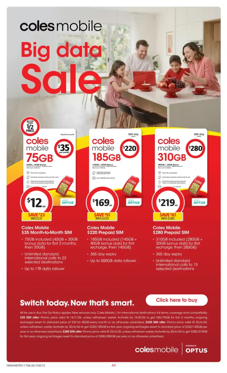 Coles Catalogue (6/17/26 – 6/23/26) Early Preview
